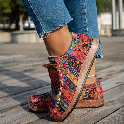 Arabella | Retro Patchwork Shoes