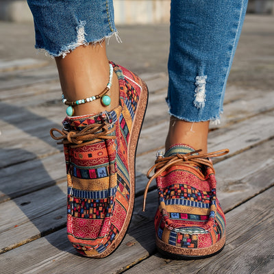 Arabella | Retro Patchwork Shoes