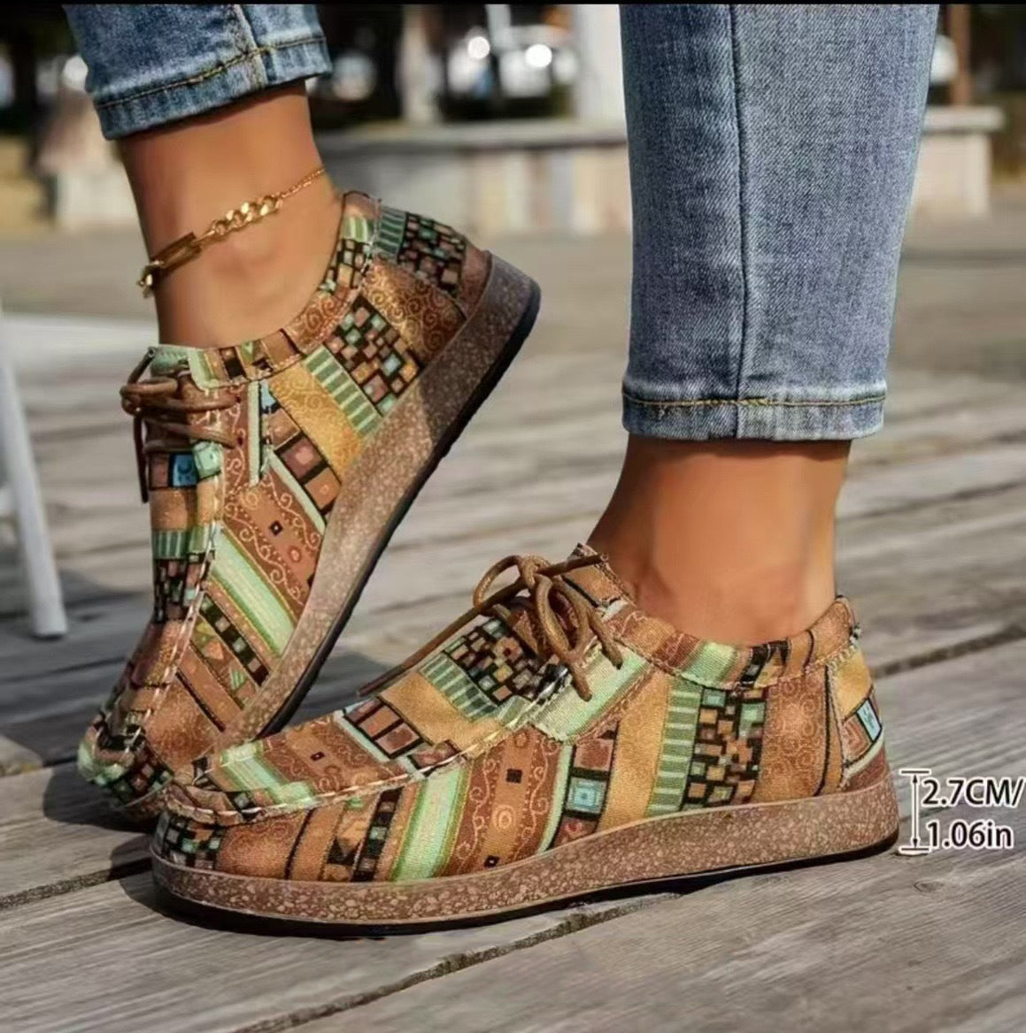Arabella | Retro Patchwork Shoes