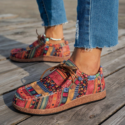 Arabella | Retro Patchwork Shoes