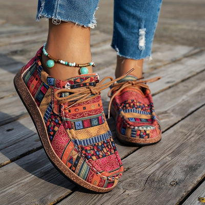 Arabella | Retro Patchwork Shoes