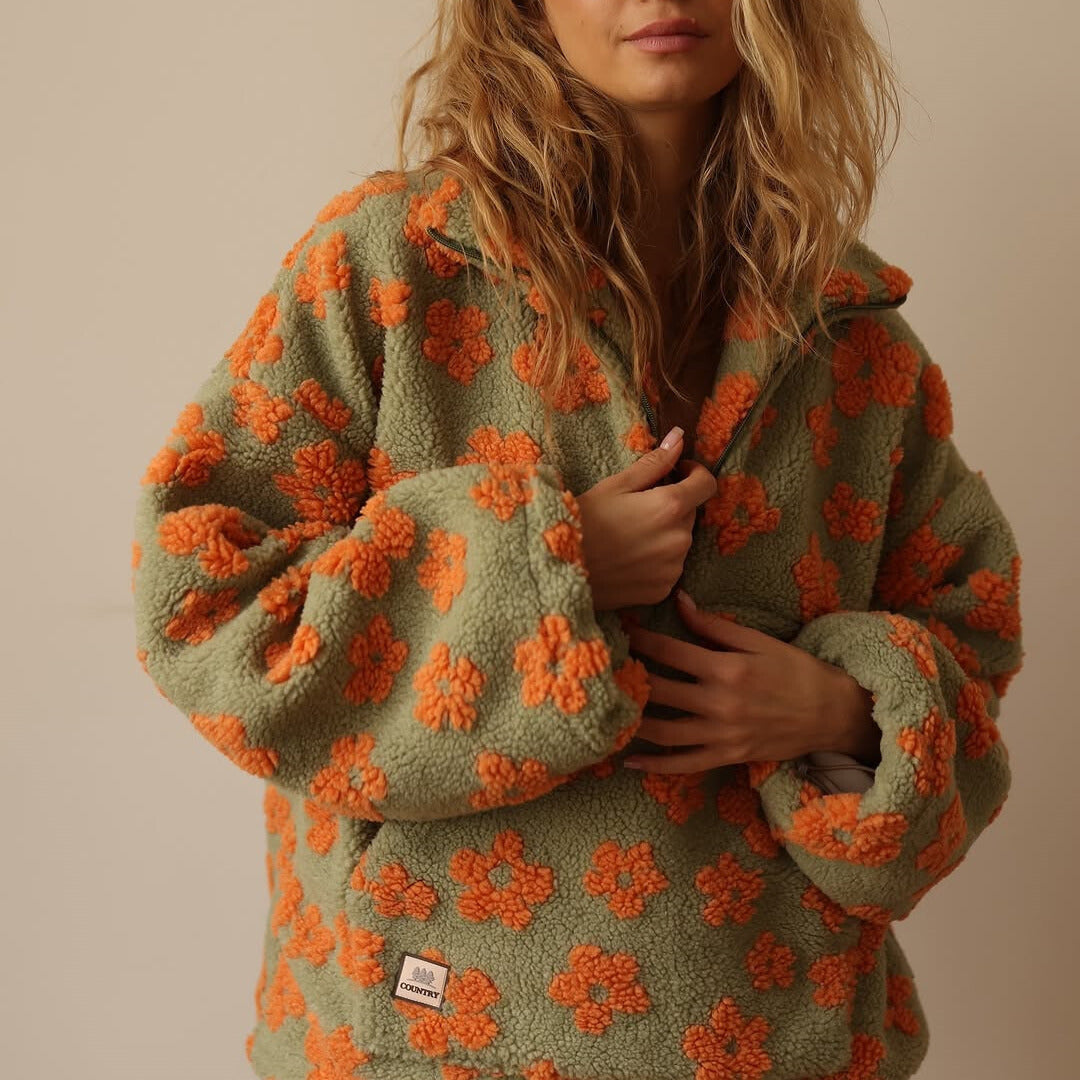 Amira™ | Cozy Boho Fleece Pullover
