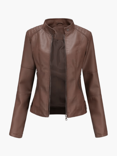 Isla | Chic Refined leather Jacket