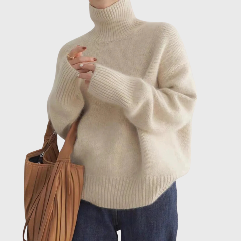 Grace | Elegant High-Neck Knit