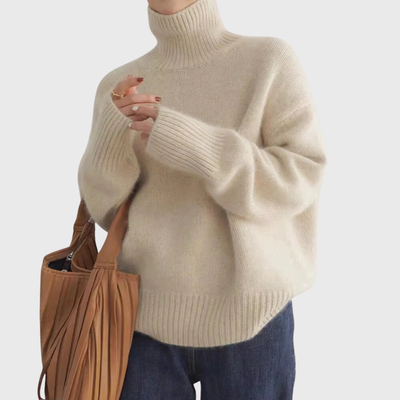 Grace | Elegant High-Neck Knit