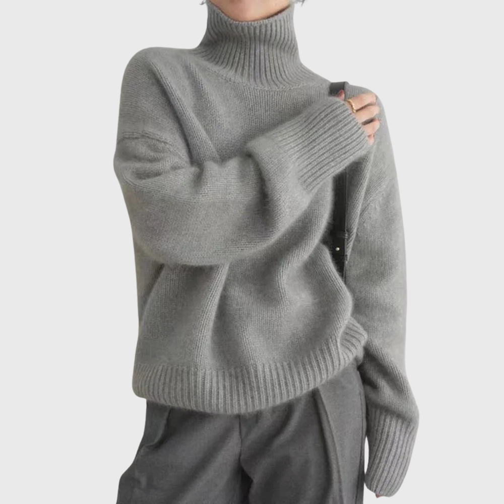 Grace | Elegant High-Neck Knit