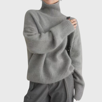 Grace | Elegant High-Neck Knit