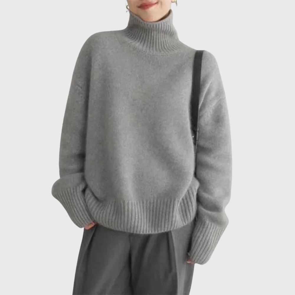 Grace | Elegant High-Neck Knit