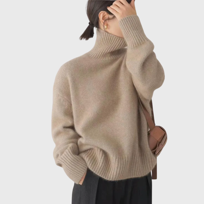 Grace | Elegant High-Neck Knit