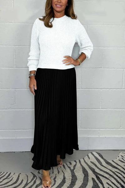Amara™ | Pleated Knit Dress