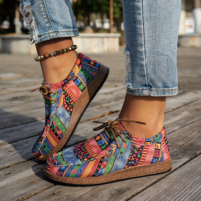 Arabella | Retro Patchwork Shoes