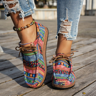 Arabella | Retro Patchwork Shoes
