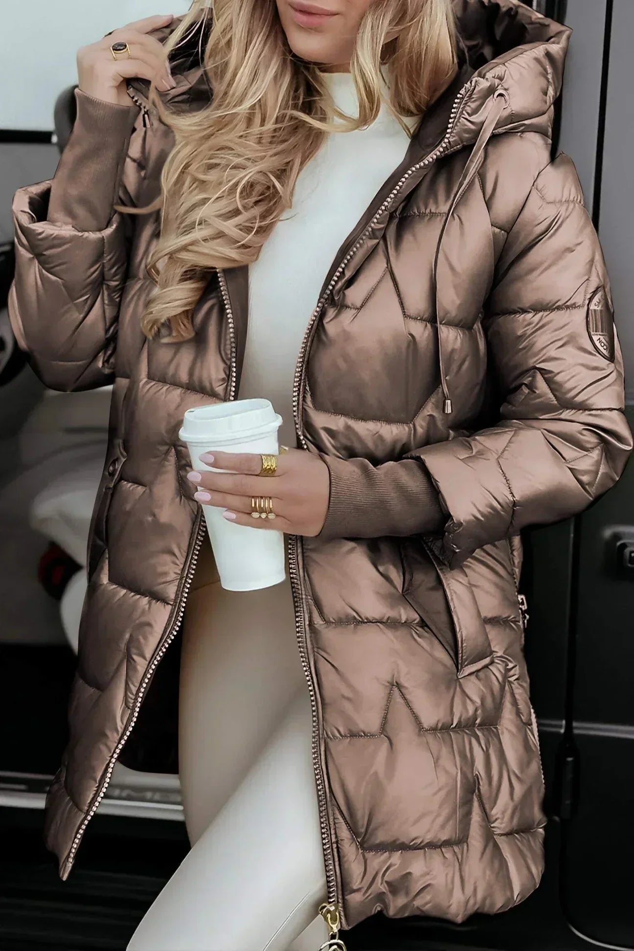 Isolde | Long Quilted Jacket