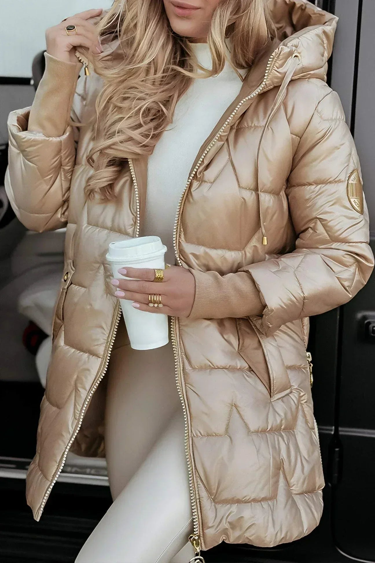Isolde | Long Quilted Jacket