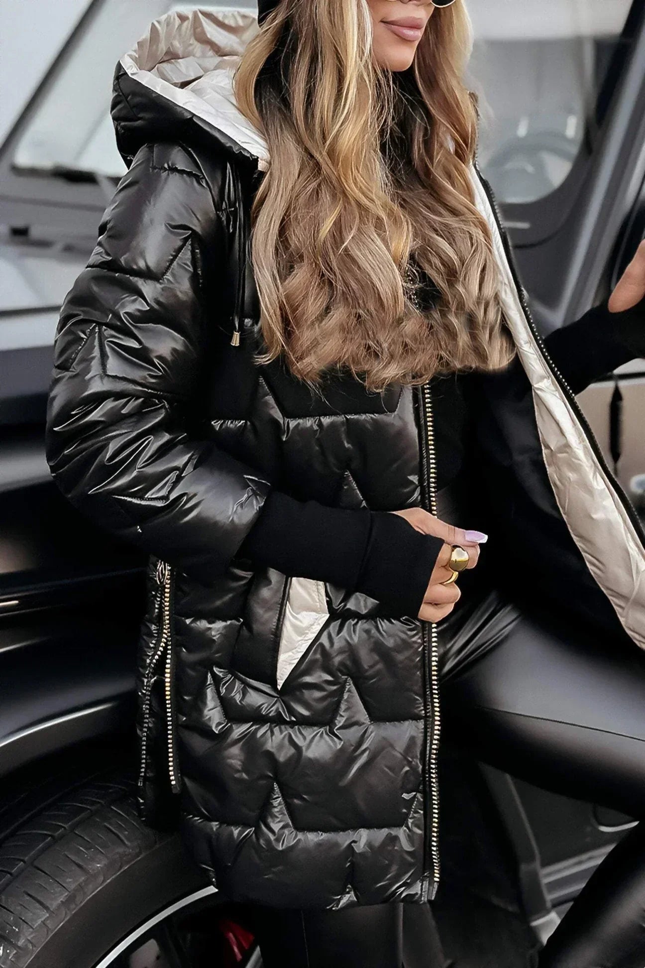 Isolde | Long Quilted Jacket
