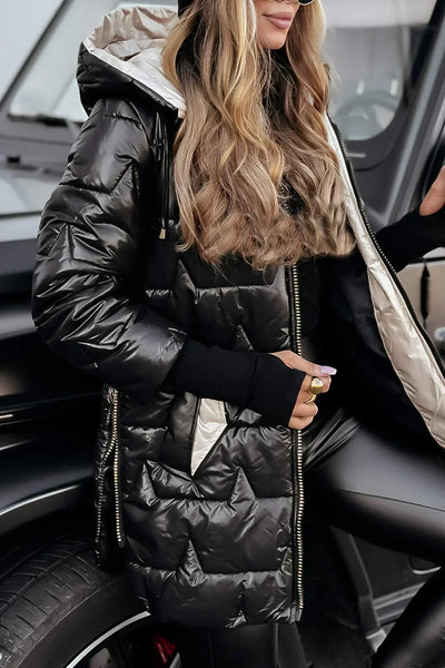 Isolde | Long Quilted Jacket
