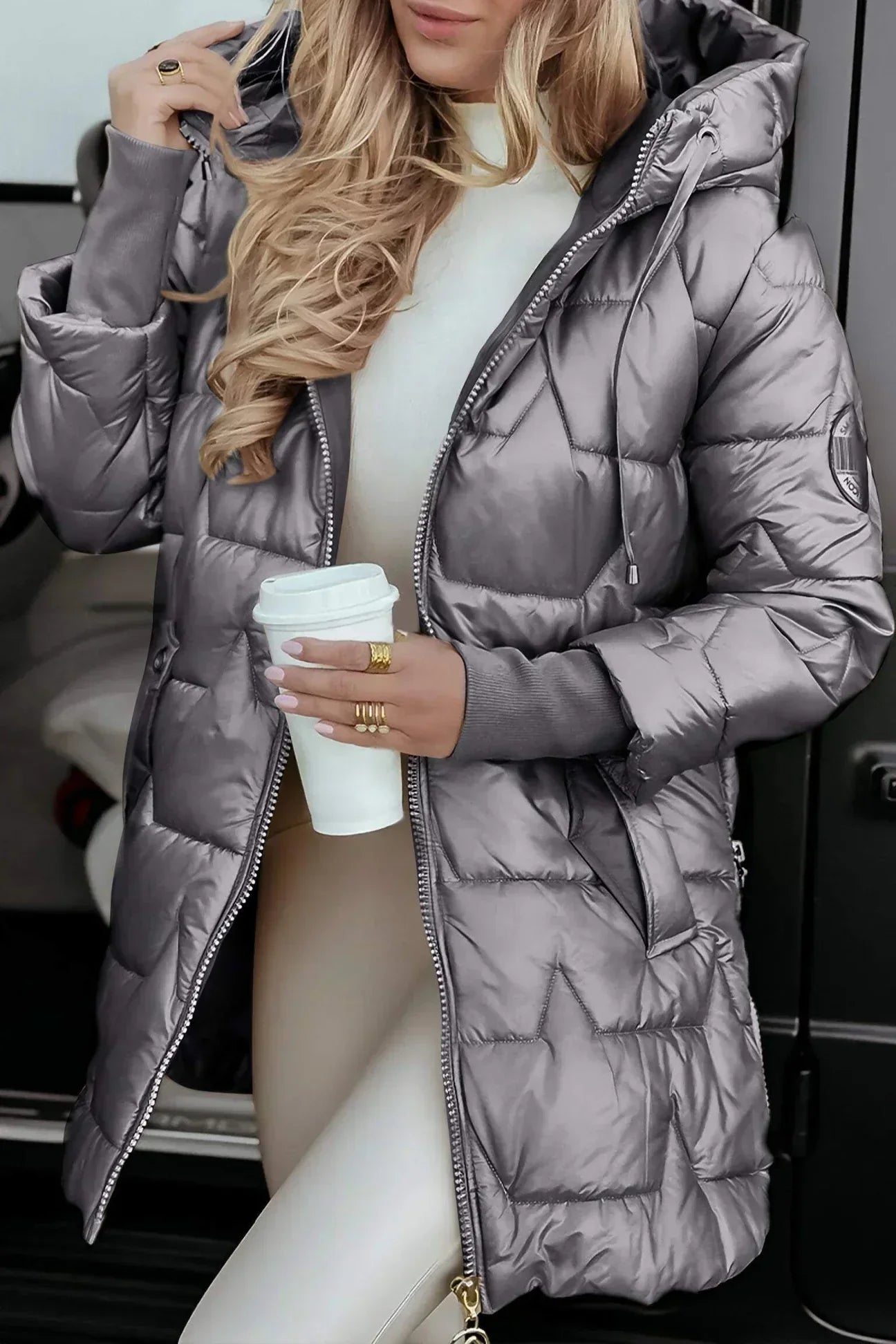 Isolde | Long Quilted Jacket