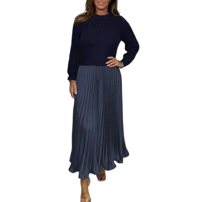 Amara™ | Pleated Knit Dress