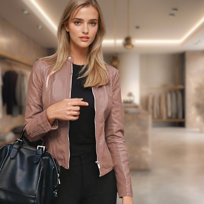 Isla | Chic Refined leather Jacket