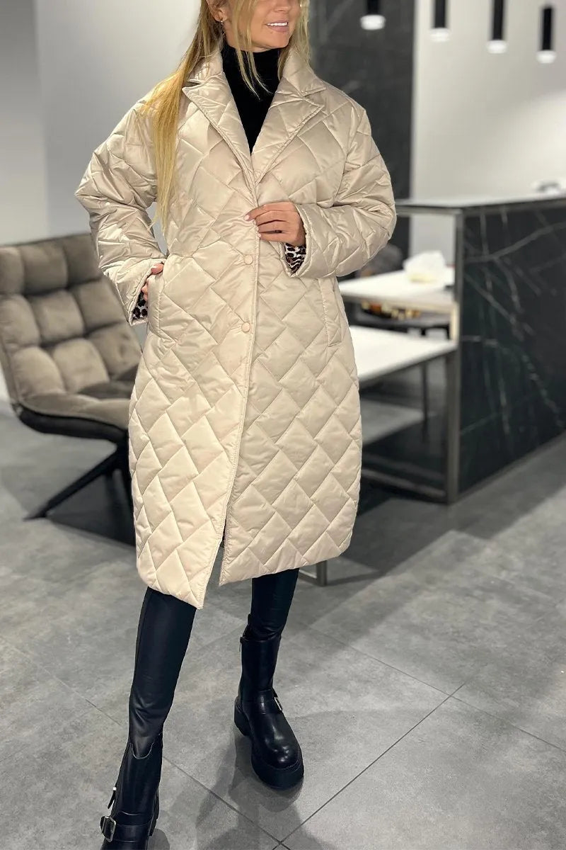 Elodie | Reversible Quilted Coat
